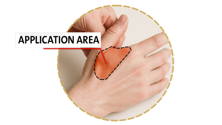 Application area hand
